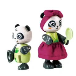 Hape Poppenhuis Met Inrichting En Pandafamilie -Kinderspeelgoed hape poppenhuis met inrichting en pandafamilie 4