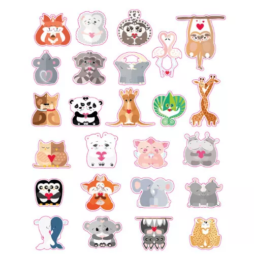 Image Books Stickerboek 1000 Hugs And Kisses 4 Image Books Stickerboek 1000 Hugs And Kisses - Afbeelding 2