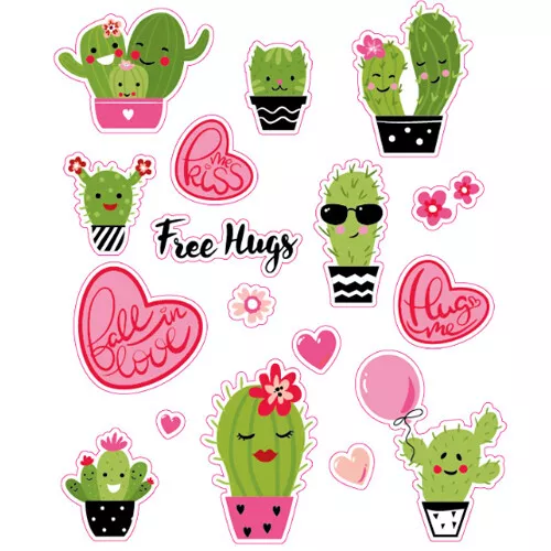 Image Books Stickerboek 1000 Hugs And Kisses 6 Image Books Stickerboek 1000 Hugs And Kisses - Afbeelding 4