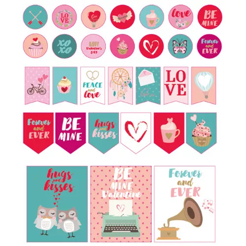 Image Books Stickerboek 1000 Hugs And Kisses 11 Image Books Stickerboek 1000 Hugs And Kisses - Afbeelding 9