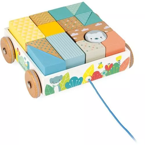 Janod Blokkenkar Trekfiguur Berenbos 3 Janod Blokkenkar Trekfiguur Berenbos