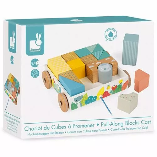 Janod Blokkenkar Trekfiguur Berenbos 11 Janod Blokkenkar Trekfiguur Berenbos - Afbeelding 9