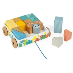 Janod Blokkenkar Trekfiguur Berenbos 15 Janod Blokkenkar Trekfiguur Berenbos -Kinderspeelgoed janod blokkenkar4