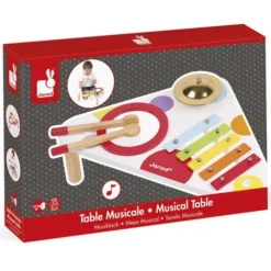 Janod Muziektafel Confetti -Kinderspeelgoed janod confetti muziektafel