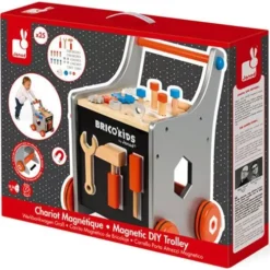 Janod Gereedschapstrolley Bricokids -Kinderspeelgoed janod gereedschapstrolley5
