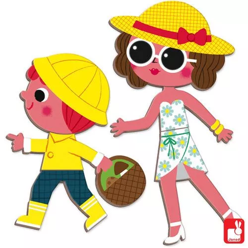 Janod Magneetboek De Vier Seizoenen - 115st 4 Janod Magneetboek De Vier Seizoenen - 115st - Afbeelding 2