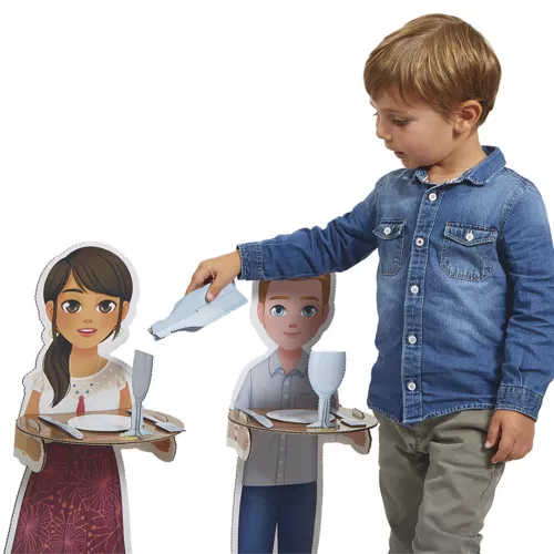 Janod Imitatiespel Een Dag... In Het Restaurant 5 Janod Imitatiespel Een Dag... In Het Restaurant - Afbeelding 4