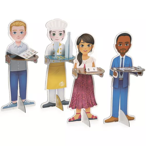 Janod Imitatiespel Een Dag... In Het Restaurant 3 Janod Imitatiespel Een Dag... In Het Restaurant - Afbeelding 2