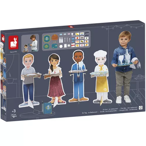 Janod Imitatiespel Een Dag... In Het Restaurant 2 Janod Imitatiespel Een Dag... In Het Restaurant