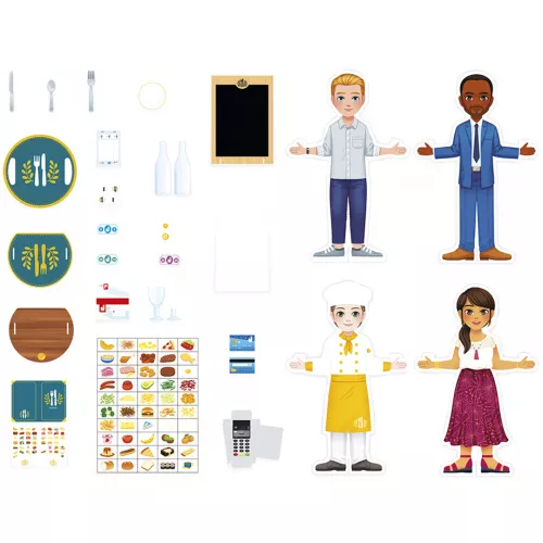 Janod Imitatiespel Een Dag... In Het Restaurant 7 Janod Imitatiespel Een Dag... In Het Restaurant - Afbeelding 6