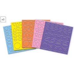 Janod Knutselset Geometrische Stickers -Kinderspeelgoed janod knutselset geometrische stickers2