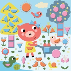 Janod Knutselset Geometrische Stickers -Kinderspeelgoed janod knutselset geometrische stickers4