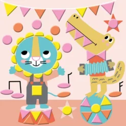 Janod Knutselset Geometrische Stickers -Kinderspeelgoed janod knutselset geometrische stickers5