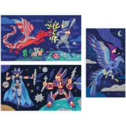 Janod Knutselset Glitter Superhelden -Kinderspeelgoed janod knutselset glitter superhelden6