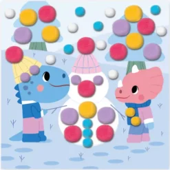 Janod Knutselset Pompom -Kinderspeelgoed janod knutselset pompom5