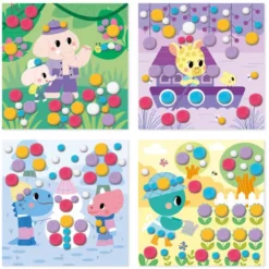 Janod Knutselset Pompom -Kinderspeelgoed janod knutselset pompom6