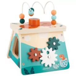 Janod Looping En Puzzeltafel - Dino -Kinderspeelgoed janod looping en puzzeltafel dino5