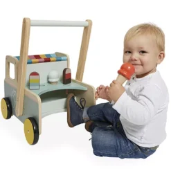 Janod Loopwagen Ijscokar -Kinderspeelgoed janod loopwagen ijscokar 5