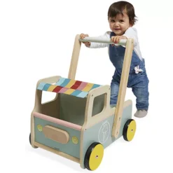 Janod Loopwagen Ijscokar -Kinderspeelgoed janod loopwagen ijscokar 6