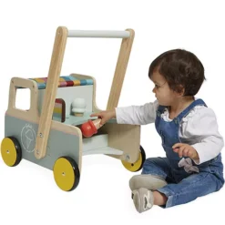 Janod Loopwagen Ijscokar -Kinderspeelgoed janod loopwagen ijscokar 7