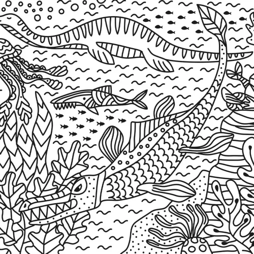 Janod Magische Schilderijen Dinosaurussen 7 Janod Magische Schilderijen Dinosaurussen - Afbeelding 5