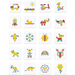 Janod Magneetkoffer Geometrie - 60st -Kinderspeelgoed janod magneetkoffer geometrie 60st 1