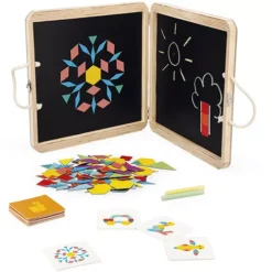 Janod Magneetkoffer Geometrie - 60st -Kinderspeelgoed janod magneetkoffer geometrie 60st 4