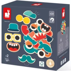 Janod Magneten Mix&match Potretten - 24st 11 Janod Magneten Mix&match Potretten - 24st -Kinderspeelgoed janod magneten mix match potretten 24st 2