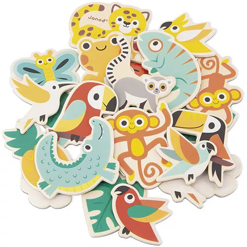 Janod Magneten Tropik - 24st 4 Janod Magneten Tropik - 24st - Afbeelding 2