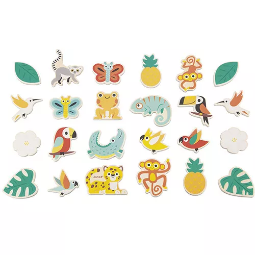 Janod Magneten Tropik - 24st 5 Janod Magneten Tropik - 24st - Afbeelding 3