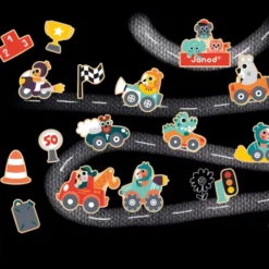 Janod Magneten Voertuigen - 24st 11 Janod Magneten Voertuigen - 24st -Kinderspeelgoed janod magneten voertuigen 24st 5