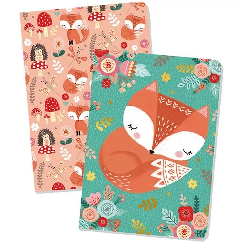 Janod Notitieboekjes Vos - 2st 3 Janod Notitieboekjes Vos - 2st