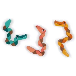 Janod Krokodil Oranje -Kinderspeelgoed janod slang ilovespeelgoed.nl1 1 1