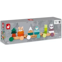 Janod Wwf Trekfiguur Dierentrein -Kinderspeelgoed janod wwf trekfiguur dierentrein 3