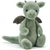 Jellycat Knuffeldraak Bashful Dragon - S - 18 Cm -Kinderspeelgoed jellycat knuffeldraak bashful dragon m 31 cm 1 1