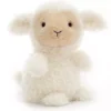 Jellycat Knuffellam Little Lamb - 18 Cm -Kinderspeelgoed jellycat knuffellam little lamb
