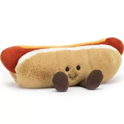 Jellycat Amusables Knuffelhotdog - 25 Cm
