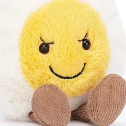 Jellycat Amuseables Knuffel Gekookt Ei - Duiveltje - 14 Cm -Kinderspeelgoed jellycat amuseables knuffel gekookt ei duiveltje 2