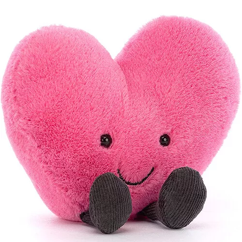 Jellycat Amuseables Knuffelhart Roze - 11 Cm 3 Jellycat Amuseables Knuffelhart Roze - 11 Cm