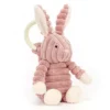 Jellycat Knuffelkonijn Bibberpopje Cordy Roy - 14 Cm -Kinderspeelgoed jellycat cordy knuffelkonijn bibberpopje 14 cm