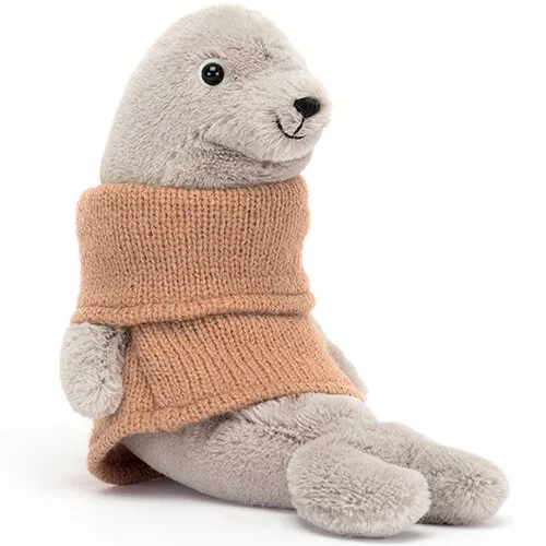 Jellycat Knuffelzeehond Cozy Crew - 14 Cm 3 Jellycat Knuffelzeehond Cozy Crew - 14 Cm