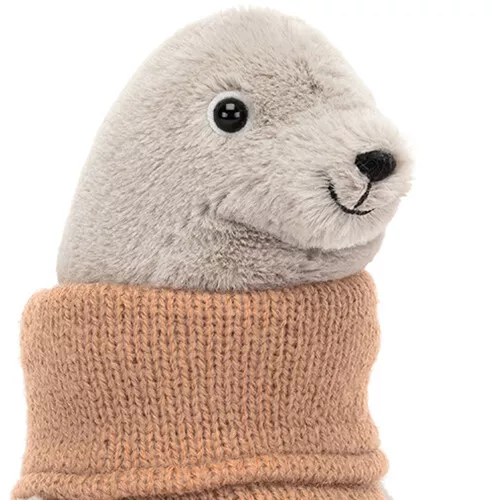 Jellycat Knuffelzeehond Cozy Crew - 14 Cm 4 Jellycat Knuffelzeehond Cozy Crew - 14 Cm - Afbeelding 2