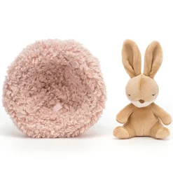 Jellycat Hibernating Knuffelkonijn - 12 Cm -Kinderspeelgoed jellycat hibernating knuffelkonijn 4