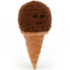 Jellycat Irresistable Ice Cream Knuffelijsje Chocolate - 18 Cm -Kinderspeelgoed jellycat irresistable ice cream knuffelijsje chocolate 2