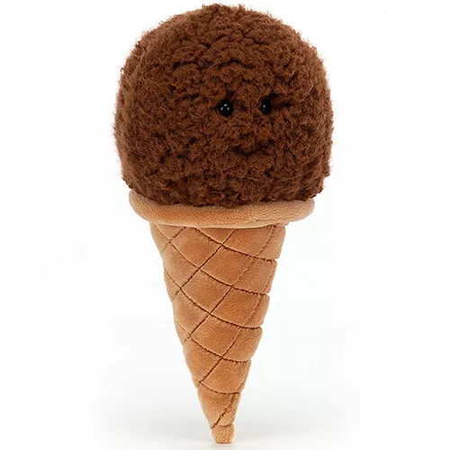 Jellycat Irresistable Ice Cream Knuffelijsje Chocolate - 18 Cm 3 Jellycat Irresistable Ice Cream Knuffelijsje Chocolate - 18 Cm