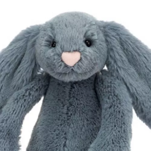 Jellycat Knuffelkonijn Dusky Blue Bunny - 9x18 Cm - Afbeelding 2