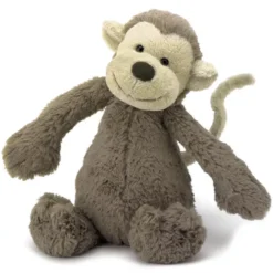 Jellycat Knuffelaap Bashful Monkey - S - 18 Cm