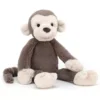 Jellycat Knuffelaap Brodie - S - 27 Cm 2 Jellycat Knuffelaap Brodie - S - 27 Cm -Kinderspeelgoed jellycat knuffelaap brodie s 27 cm