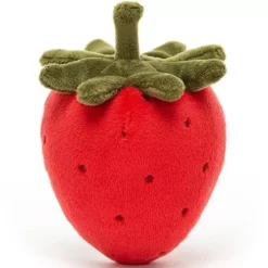 Jellycat Knuffelaardbei - 8 Cm -Kinderspeelgoed jellycat knuffelaardbei 8 cm 1