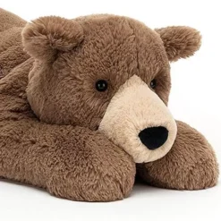 Jellycat Knuffelbeer Woody - Liggend - 65 Cm -Kinderspeelgoed jellycat knuffelbeer woody liggend 65 cm 1